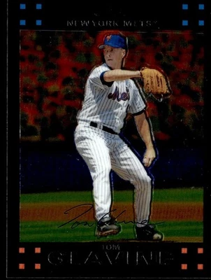 2007 Topps Chrome Tom Glavine New York Mets #165 - Image 1 of 2