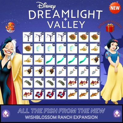 🔥 DDV NEW Wishblossom Ranch Expansion – Every Fish (Complete Set) + Bonus Gift - Image 1 of 4