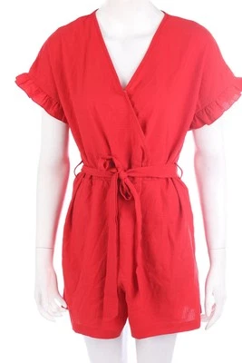 Ohne Label Playsuit Volants D 42-44 rot - Bild 1 von 2