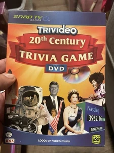 DVD.  Trivideo.  20th Century Trivia Game - Picture 1 of 1