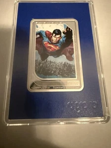 2025 Agoro The Art Of DC Comics, 1oz Silver Superman Bar. Mintage 42/60 - Picture 1 of 3