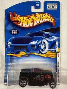 Hot Wheels 2001 First Editions Hooligan No. 6/36 2001 Collector No. 018 Black - Picture 1 of 4
