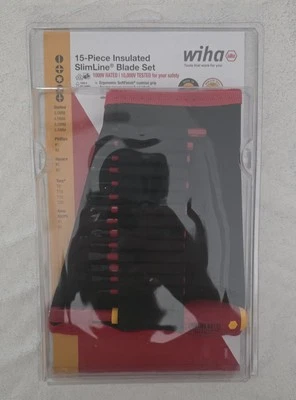 Juego de cuchillas SlimLine aisladas de 15 piezas Wiha 28390 Foto 1 de 2