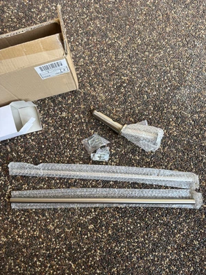 Franklin Latón Astra Baño 24" Doble Toallero Acabado Níquel Satinado 1050-SN Foto 1 de 2