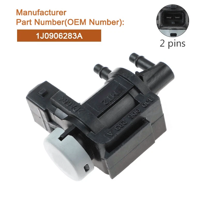 Boost Pressure Solenoid Valve EGR Vacuum Solenoid Impact Resistant 1J0906283A - Image 1 of 4