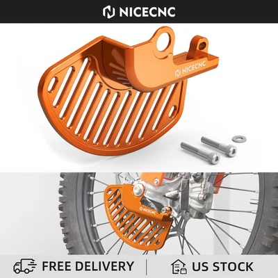 Cubierta protectora de disco de freno delantero NICECNC para KTM 125 250 300 XC 300 SX 2023-2024 Foto 1 de 4