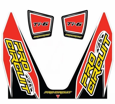 Calcomanía de escape Pro Circuit DC14TI6-CRF Ti-6 Foto 1 de 3