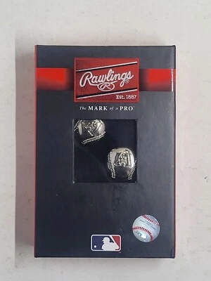 Gemelos Philadelphia Phillies NUEVOS grabados enchapados en rodio. Regalo de béisbol MLB Foto 1 de 4