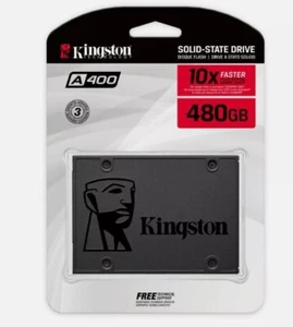 Kingston A400 SSD 480GB 2.5" SATA3 Disco Duro Sólido Rápido PC Laptop Notebook - Imagen 1 de 1