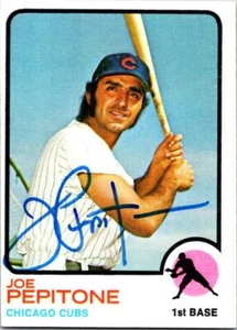 Joe Pepitone autographed Baseball Card (Chicago Cubs) 1973 Topps #580 - Picture 1 of 1