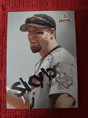 2004 Jeff Bagwell /150 Skybox Autographics silvef. Astros nm/mt+ - Image 1 of 3