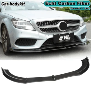 Carbon Frontlippe Frontspoiler Frontansatz für Mercedes CLS Klasse C218 CLS350 - Picture 1 of 12