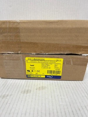 NEW BOX SQD 9080LBA265202 TERMINAL BLOCK *SHIPS SAME DAY UPS* - Image 1 of 3