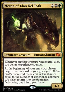 Magic the Gathering MTG Meren of Clan Nel Toth (49) Commander 2015 LP - Picture 1 of 1