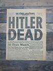 Stars and Stripes Newspaper May 2 1945 Hitler Dead WWII Germany WW2