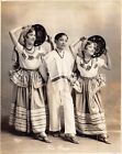 Old California Folkdancers~Trio Pampa-Minerva Ramiro Armandina~1936 Photo