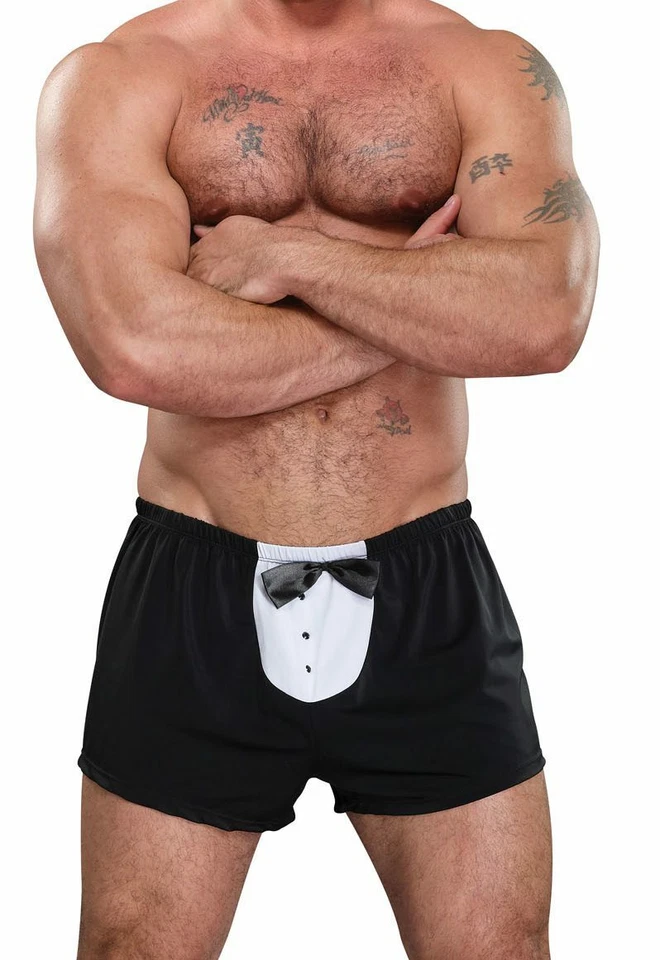 Male Power Tuxedo Boxer (Men's) One size fits most. Sexy---Halloween---Stripper - Image 1 of 1