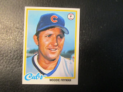 1978 TOPPS#585 WOODIE FRYMAN   CUBS      NM/MT+ - Image 1 of 2