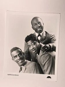 The Impressions Photo Original Black And White Press Promotion Circa 1960 - Picture 1 of 12