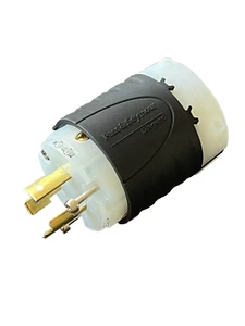 Pass & Seymour 20A 250V 2P 3W Grdg. NEMA L6-20P Turnlok Plug L620-P - Picture 1 of 2