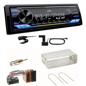 JVC KD-X472DBT Digitalradio Bluetooth Einbauset für Renault Clio 1 2 Twingo - Bild 1 von 1