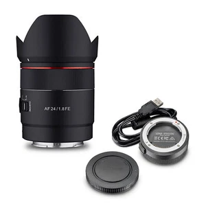 Samyang Set Objetivo Gran Angular AF 24mm F1.8 Sony FE Completo APS-C y Estación de Lente - Imagen 1 de 4