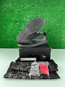 Size 10.5 - Jordan 1 Retro Low OG SP x Travis Scott Black Phantom - Picture 1 of 9