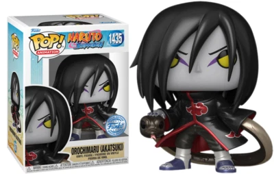 NARUTO: Orochimaru Akatsuki МЕТАЛЛИЧЕСКИЙ Эксклюзив Pop! Виниловая фигурка + POP PROTECTOR - Изображение 1 из 4