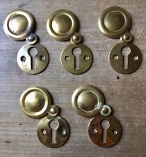 X1 Brass Escutcheon Keyhole Brass Antique Door Hardware Reproduction £8 EACH