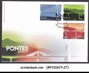 PORTOGALLO - EUROPA 2018 / PONTI FAMOSI - 3V FDC - Foto 1 di 1