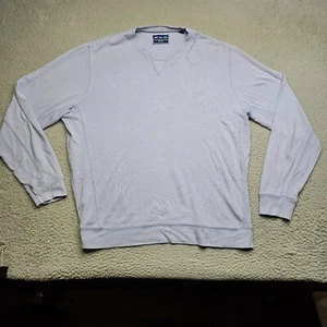 Charleston Threads Sweater Mens XL Blue Long Sleeve Cotton Blend Crew Neck - Picture 1 of 16