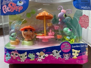 NIP Hasbro Littlest Pet Shop Garden Get Together 478-480 Butterfly frog rabbit - Picture 1 of 1