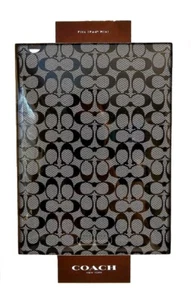 Auténtico Estuche Rígido Coach Signtaure “C” Moldeado iPad Mini Negro/Blanco Nuevo - Imagen 1 de 2