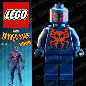 ⭐ LEGO Spider-Man 2099 Minifigure sh539 Marvel sh0539 Spider-Verse Miguel 76114 - Foto 1 di 7