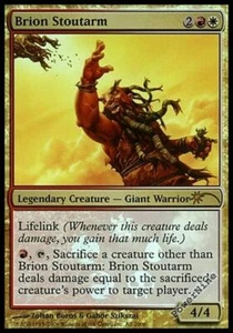PROMO FOIL Brion Stoutarm - Gold Media Inserts Mtg Magic Rare NM - Imagen 1 de 1