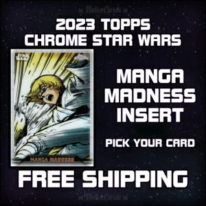 2023 Topps Chrome Star Wars Insert Manga Madness - Pick Your Card - Picture 1 of 1