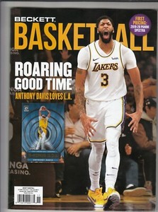 November 2020 Beckett Basketball Magazine with Anthony Davis on Cover