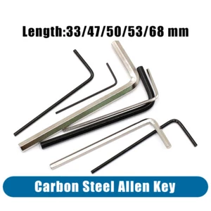 Llave Allen Llave Hexagonal Brazo Corto Largo Llave Níquel/Negro Zinc 0.9mm-4mm - Imagen 1 de 8