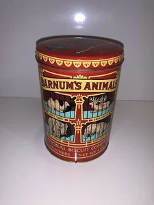 Nabisco Animal Crackers Tin Container Barnum’s Animals 1914 Design 1979 Vintage - Picture 1 of 4