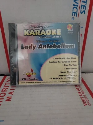 New CHARTBUSTER KARAOKE County Artist Lady Antebellum CD+G MULTIPLEX ~ #62k - Imagem 1 de 2