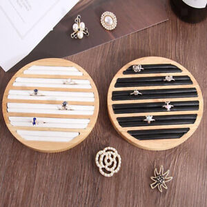 Round Flat Storage Jewelry   Display Tray Holder for  Shop Commercial Use