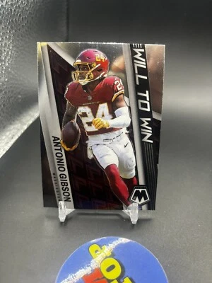 Antonio Gibson 2022 Panini Mosaic #WW-19 Will to Win Washington Commanders - Image 1 of 2