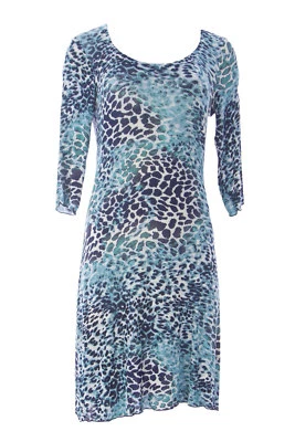 MIRACLEBODY by Miraclesuit Mujer Marilyn Vestido Elástico Talla S Turquesa - Imagen 1 de 3