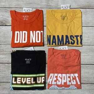 Boys Lot Of 4 Short Sleeve Graphic Tees Size XXL (16). NWT! Video Game Theme - Picture 1 of 13