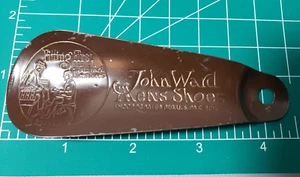 Vintage John Ward Men's Shoes Advertising Shoehorn 'Fitting First' Shoe Store - Picture 1 of 6