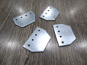 4X AEG WASHING MACHINE HINGE RE-ENFORCEMENT SUPPORT BRACKET - AEG L61470BI - Picture 1 of 4