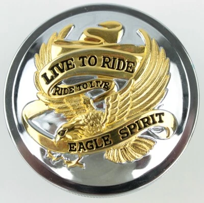 1993 Harley Davidson Fat Boy FLSTF Gas Fuel Tank Cap LIVE TO RIDE - Image 1 of 4