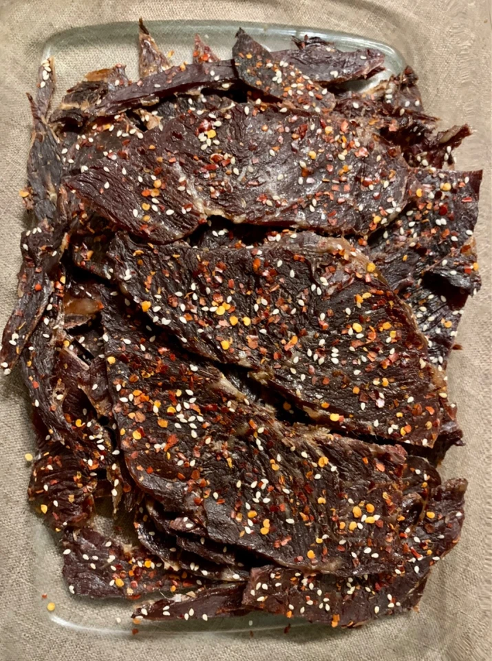 Beef Jerky - TERIYAKI CASERO caliente Foto 1 de 1