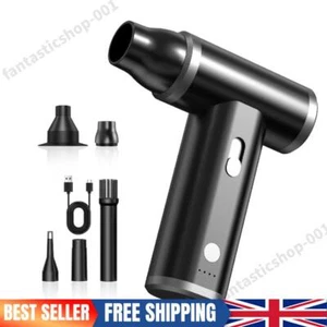110000PRM Compressed Air Duster Rechargeable Portable Air Blower for PC Cleaning - Afbeelding 1 van 12