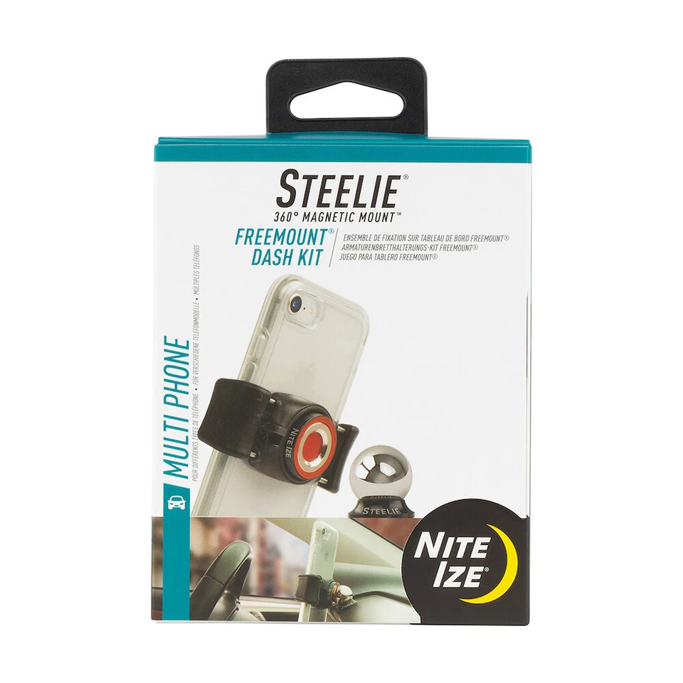 Nite Ize Steelie FreeMount Car Mount Phone Kit Secure Mount for All Devices - Image 1 of 4